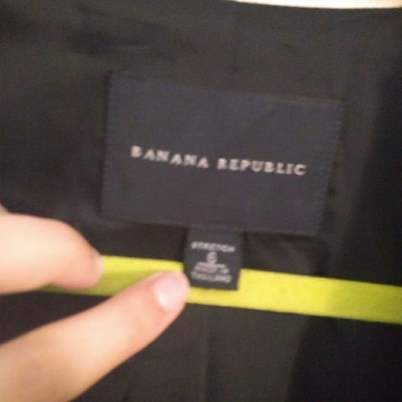 Banana Republic Black Two Button Workwear Blazer - Picture 7 of 8